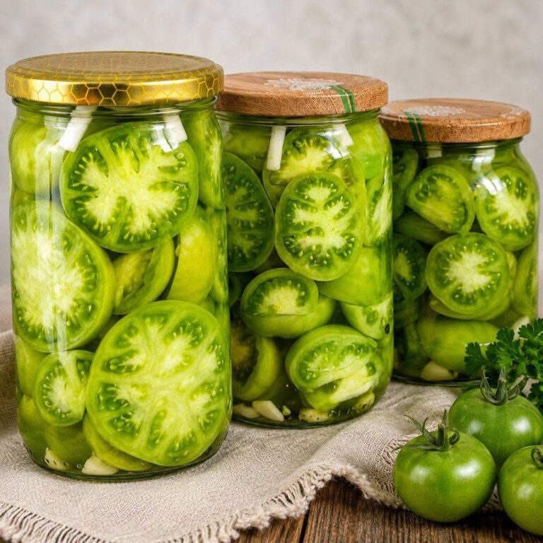 Cum se fac roșii verzi murate. Am această rețetă de ani de zile, o delicatesă de iarnă fără conservanți.