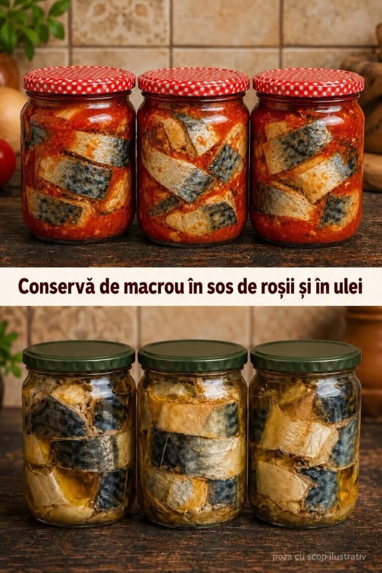 Conserve de macrou: în sos de roșii și în ulei – 2 rețete foarte gustoase