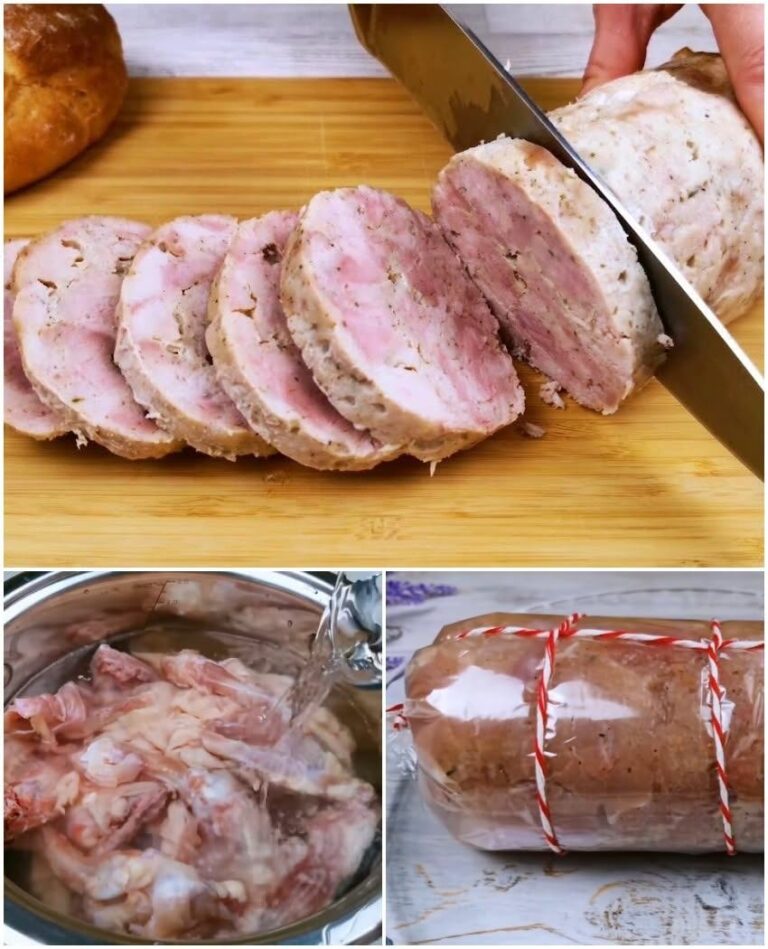 Ruladă de casă din carne de pui Rețeta scrisă în comentarii