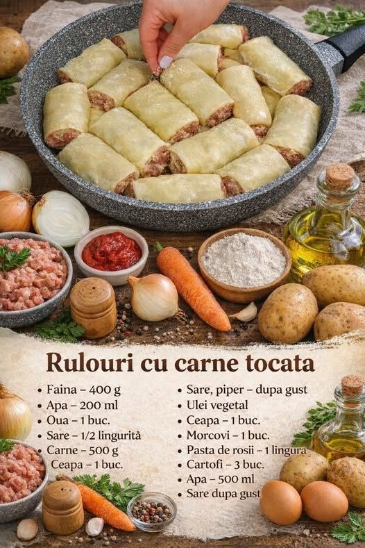 Rulourile cu carne și legume sunt o alegere perfectă pentru o masă gustoasă și sățioasă. Acest preparat combină ingrediente simple, dar pline de savoare, oferind o experiență culinară de neuitat. În continuare, vă vom prezenta rețeta pas cu pas, astfel încât să puteți prepara aceste delicioase rulouri acasă.