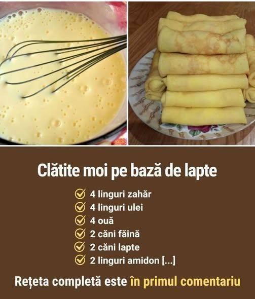 Dacă ești în căutarea unei rețete care să îți aducă aminte de copilărie, clătitele bunicii sunt alegerea perfectă. 