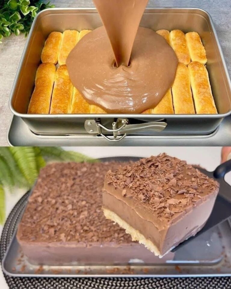 Prăjitură cu Biscuiți și Cremă de Ciocolată – Desertul care se topește în gură