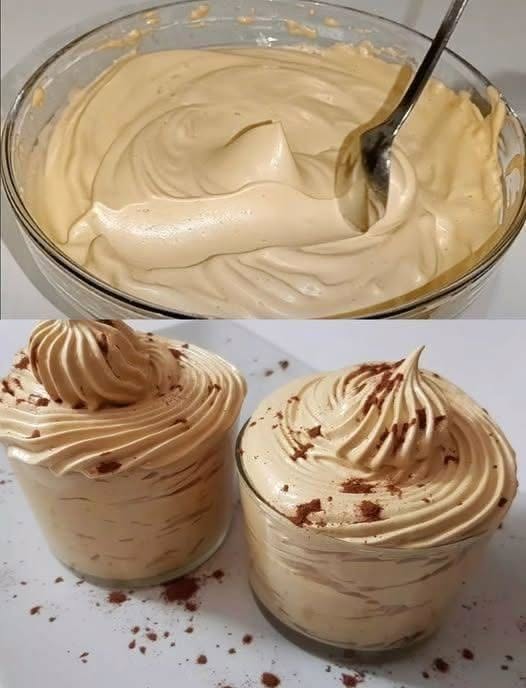 Mousse de cafea în stil Dalgona