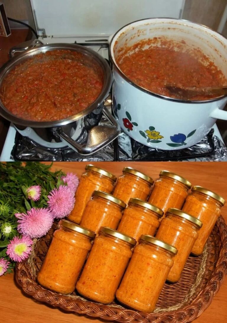 Cea mai apetisanta si buna zacusca!