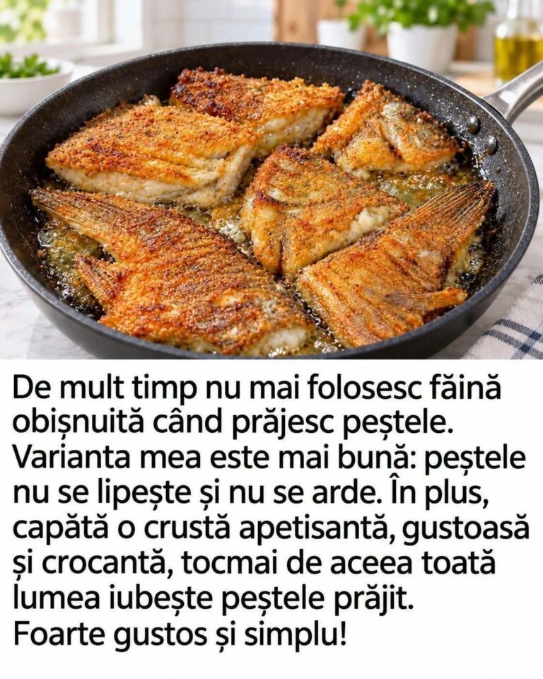 De mult timp nu mai folosesc făină obișnuită când prăjesc peștele.