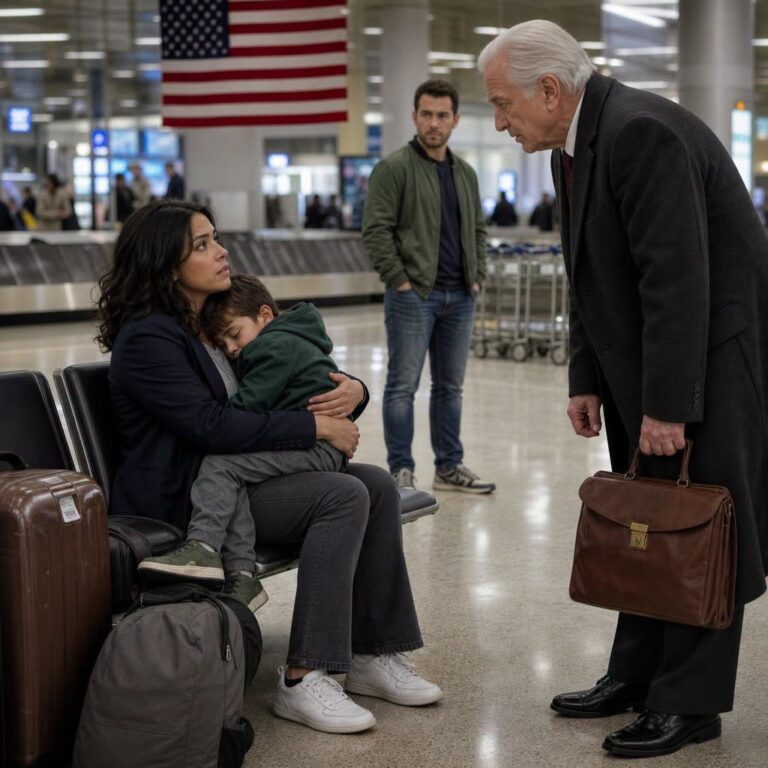 Mi-am găsit nora văduvă stând pe o bancă în aeroportul JFK