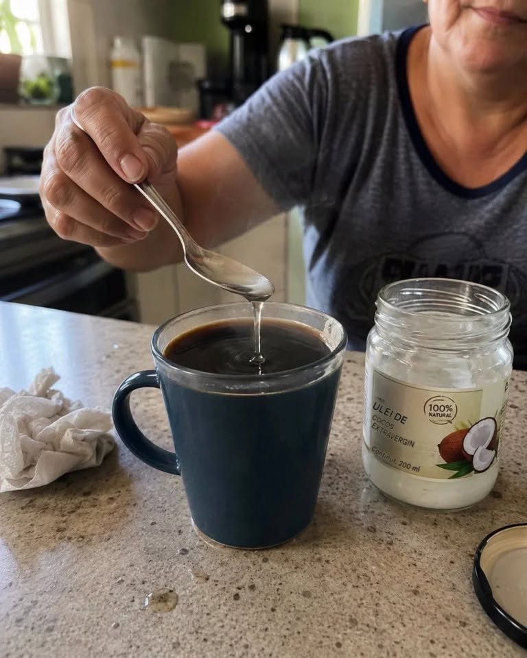 Știam că dacă pui ulei de cocos în cafea te poți opri…