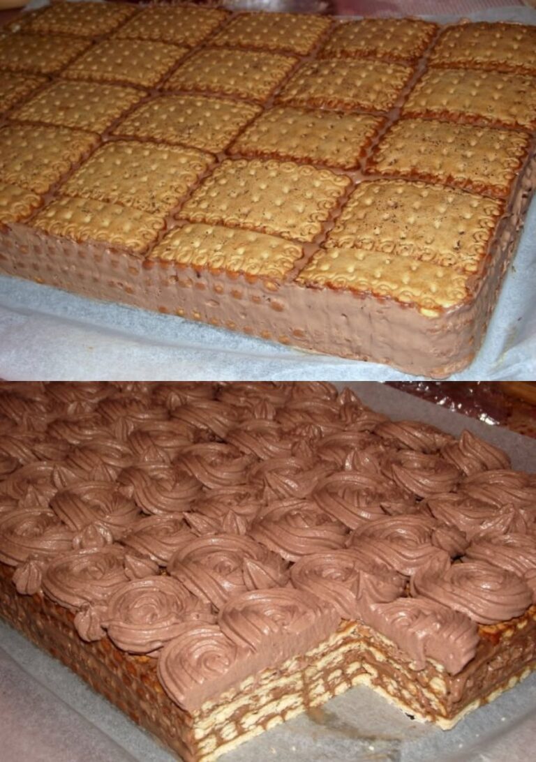 Desert tort de biscuiti cu crema de mascarpone si finetti