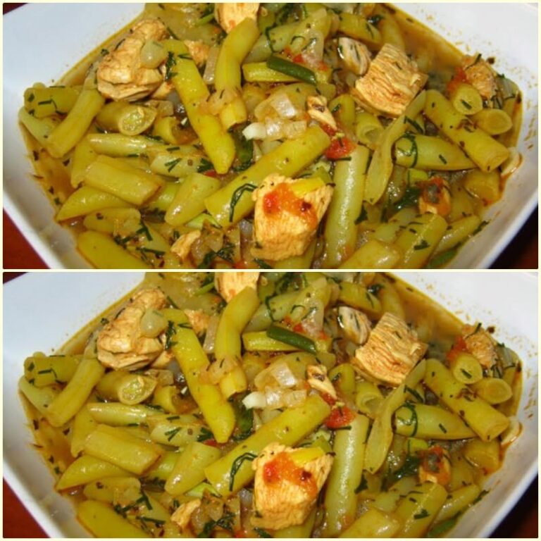 Fasole pastai cu piept de pui