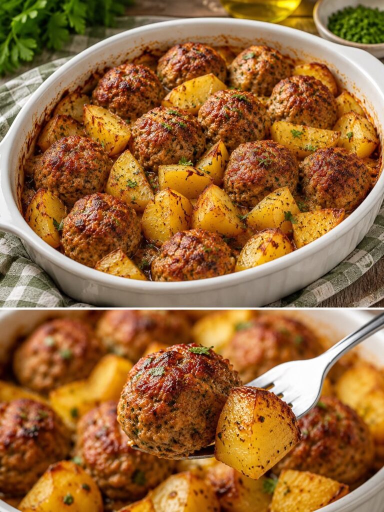 🥔 CHIFTELUȚE CU CARTOFI LA CUPTOR ÎN SOS AROMAT: Rețeta Delicioasă și Simplă de Casă!