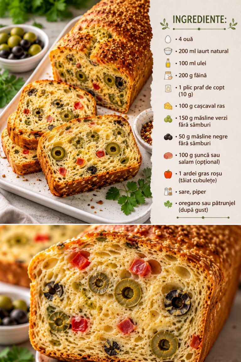 🍞 CHEC SĂRAT CU MĂSLINE, CAȘCAVAL ȘI ȘUNCĂ: Rețeta Perfectă pentru Aperitive!