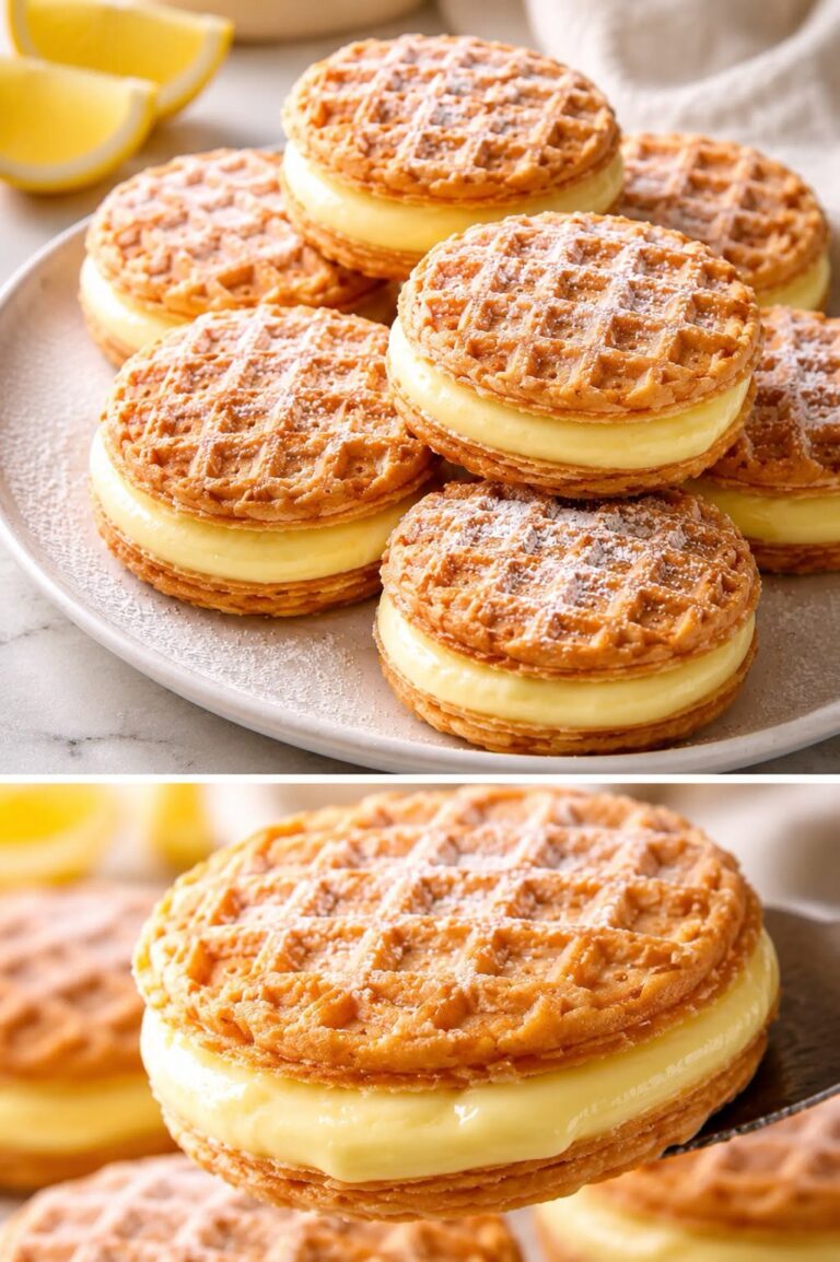 🍋 GAUFRETI / WAFFLES SANDVIȘ CU CREMĂ FINĂ DE LĂMÂIE: Desertul Răcoritor și Crocant!