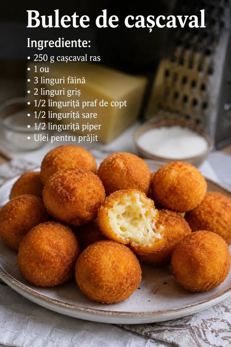 🧀 BULETE DE CAȘCAVAL CROCANTE ȘI PUFOASE: Rețeta Simplă și Rapidă!