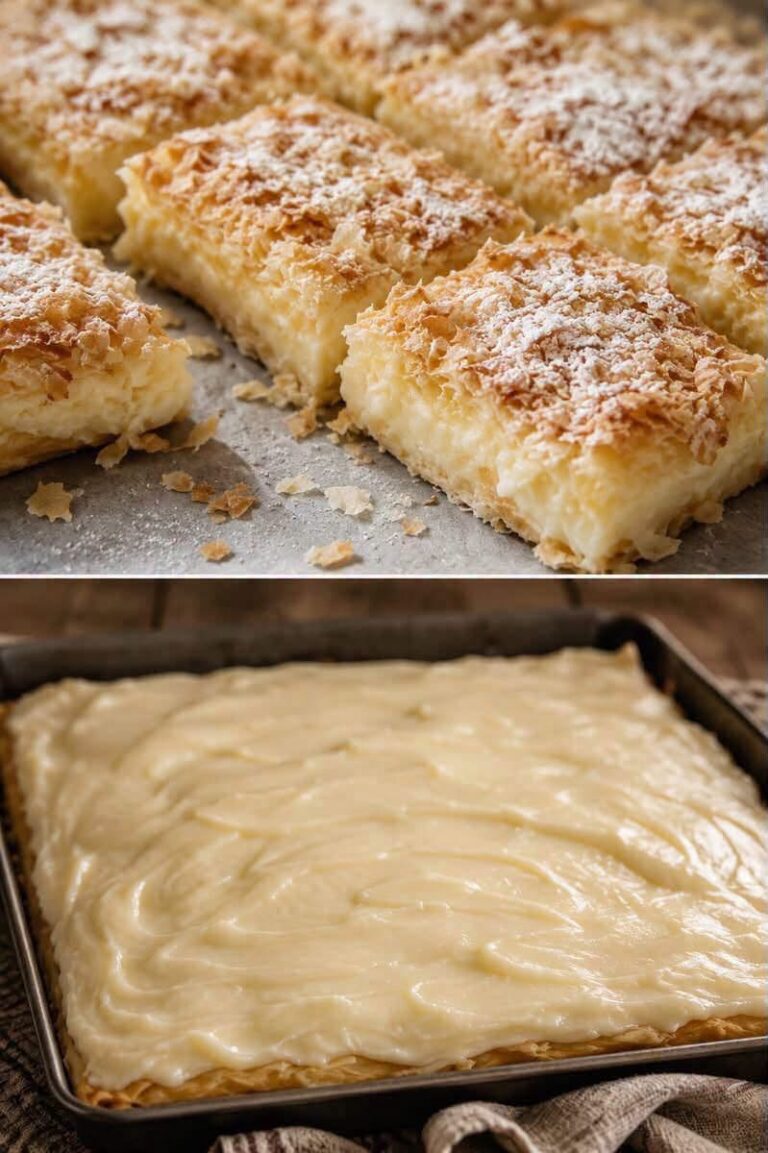 Desert prajitura cremes ca la Cluj