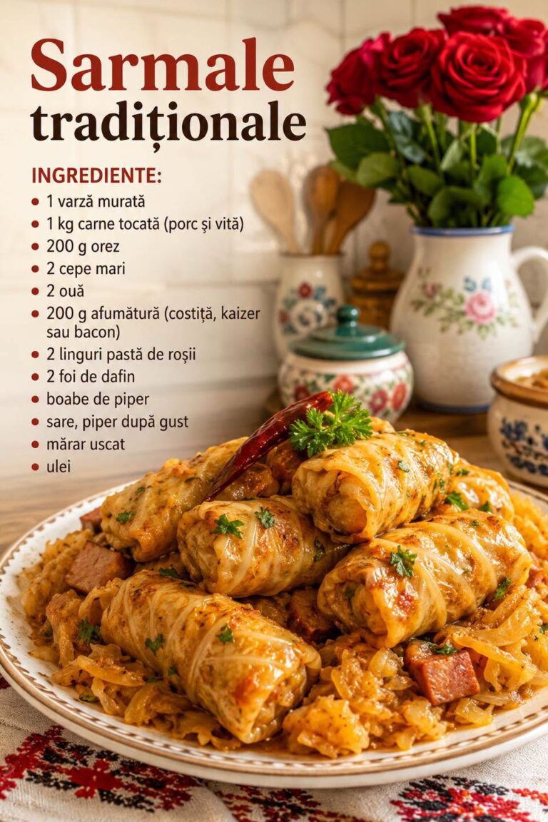 🥬 SARMALE TRADIȚIONALE: Rețeta Autentică Românească, Mătăsoasă și Extrem de Aromatǎ!