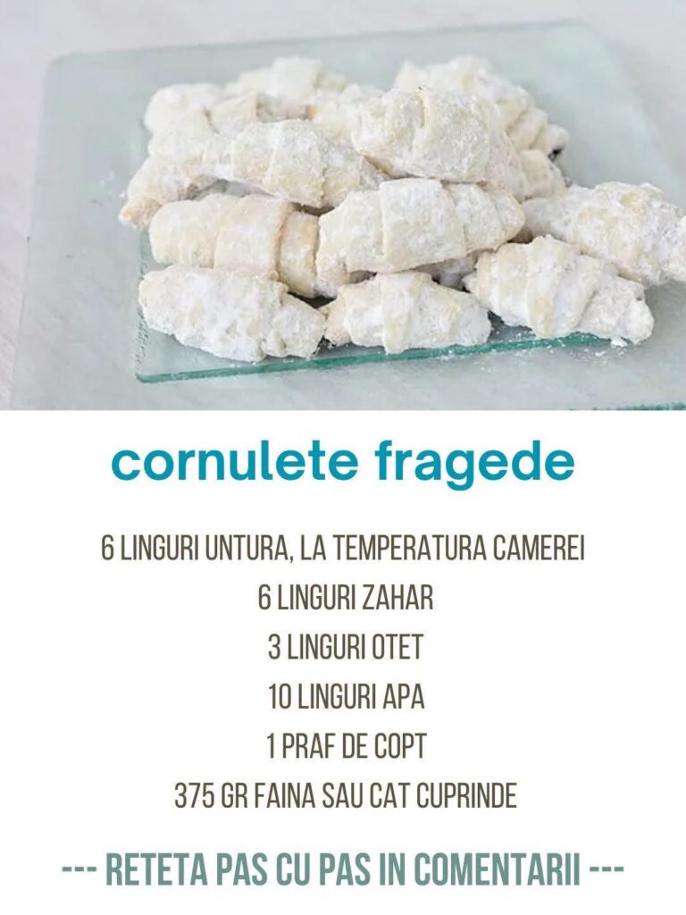Cornulete fragede cu untura