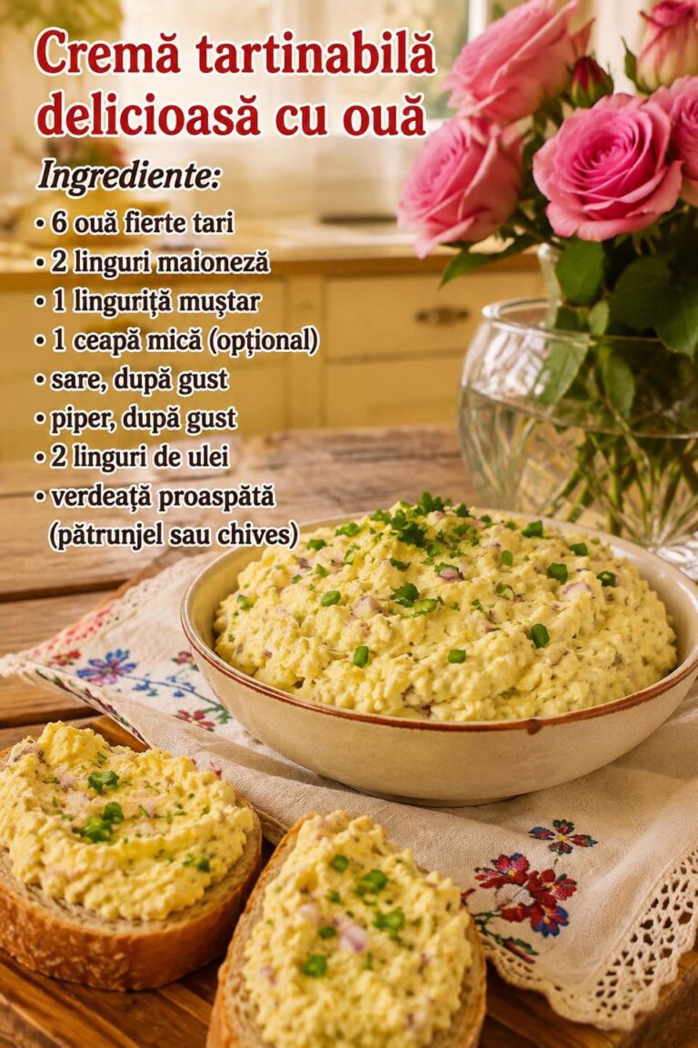 🥚 CREMĂ TARTINABILĂ DELICIOASĂ CU OUĂ: Rețeta Rapidă, Fină și Aromatǎ!