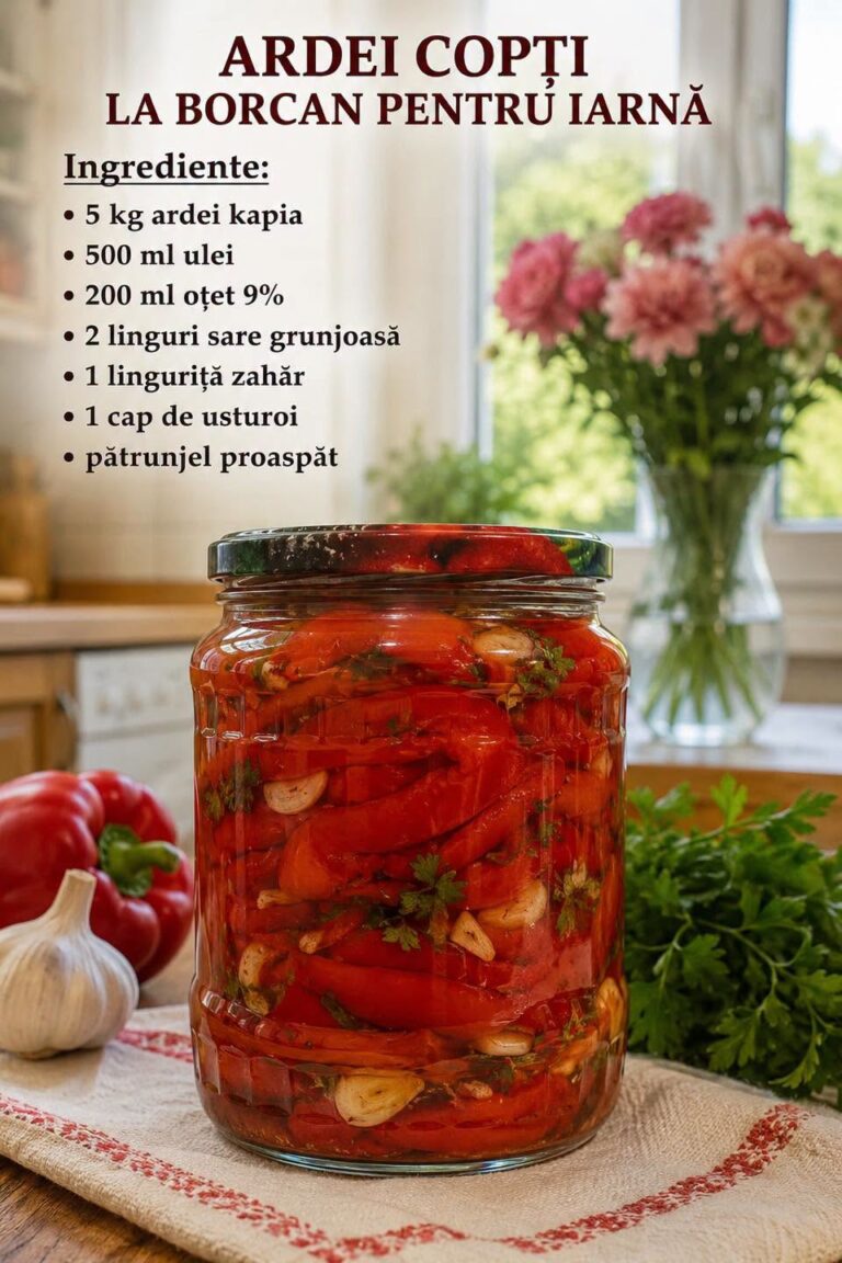 🫑 ARDEI COPȚI LA BORCAN PENTRU IARNĂ: Rețeta Tradițională, Aromatǎ și Extrem de Suculentă!