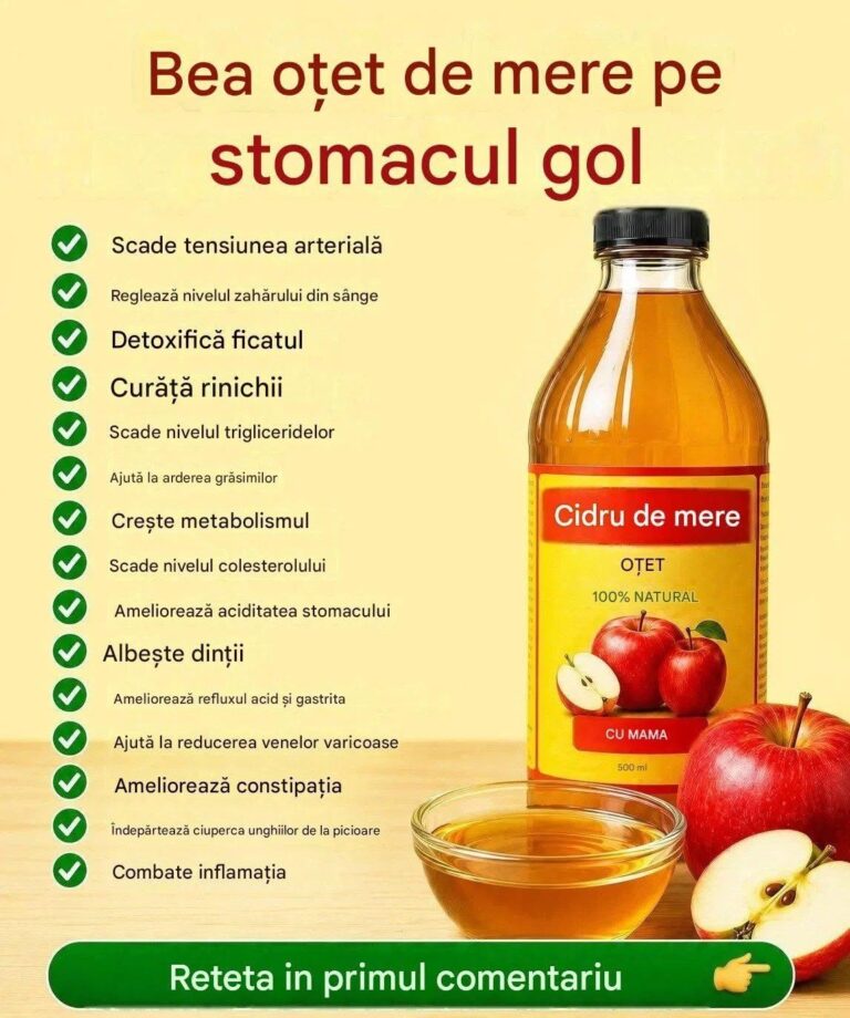 Rețetă: Băutură diluată cu Oțet de Mere și Miere 🍎