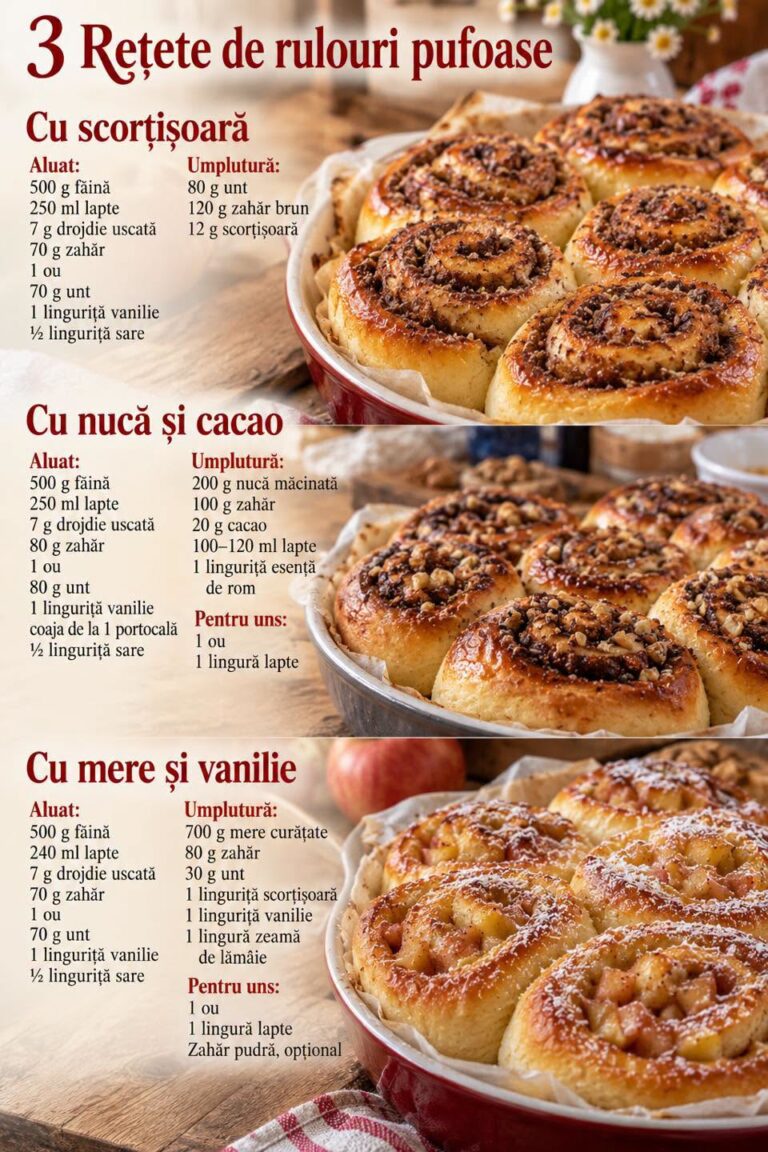 🌀 3 Rețete de Rulouri Pufoase: Ghidul Complet pentru Deserturi de Casă!