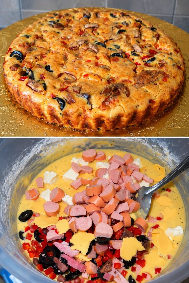 Aperitiv tarta cu legume si branzeturi