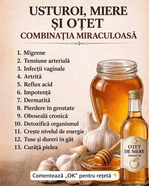 🧄 SIROP / ELIXIR NATURIST CU USTUROI, MIERE ȘI OȚET DE MERE: Analiză Vizuală, Ghid și Clarificări Medicale