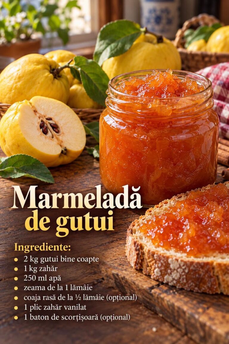 🍊 MARMELADĂ DE GUTUI: Rețeta Tradițională, Aurie și Aromatǎ pentru Iarnă!