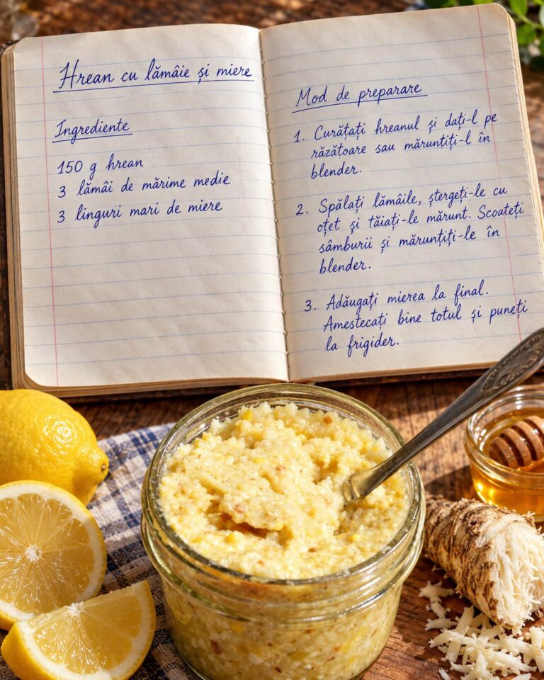 🍋 HREAN CU LĂMÂIE ȘI MIERE: Rețeta Naturală, Picantă și Incredibil de Sănătoasă!