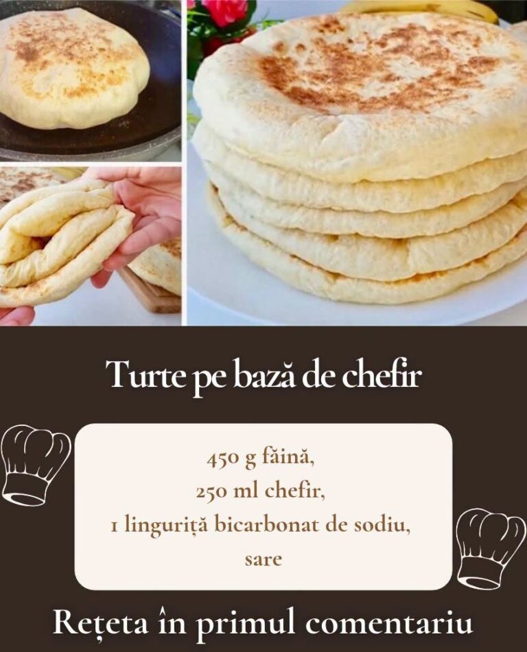 🫓 TURTE PE BAZĂ DE CHEFIR LA TIGAIE: Rețeta Simplă, Pufoasă și Moale ca un Bumbac!