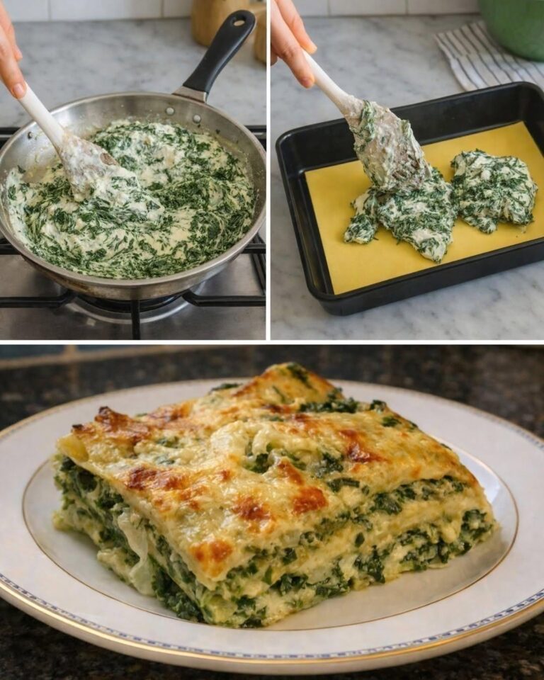 Lasagna cu spanac: o variantă sănătoasă și delicioasă