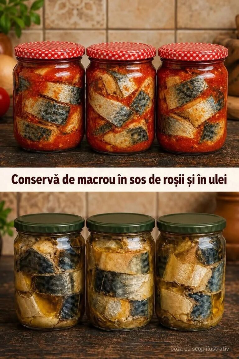 Conserve de macrou: în sos de roșii și în ulei – 2 rețete foarte gustoase