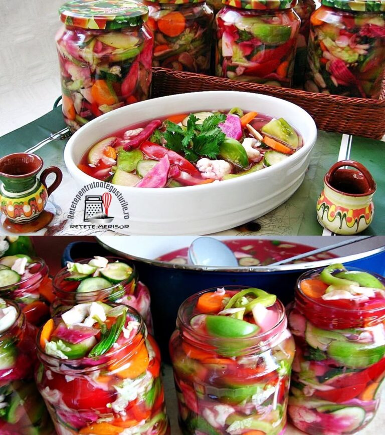 Pe ai mei i-a cucerit această salata asortata de legume si fructe gustoasa si colorata, a devenit, clar, favorita familiei.