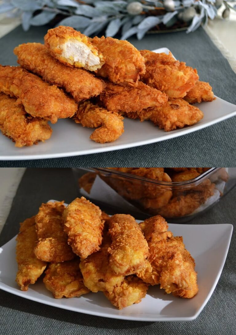Crispy strips din piept de pui