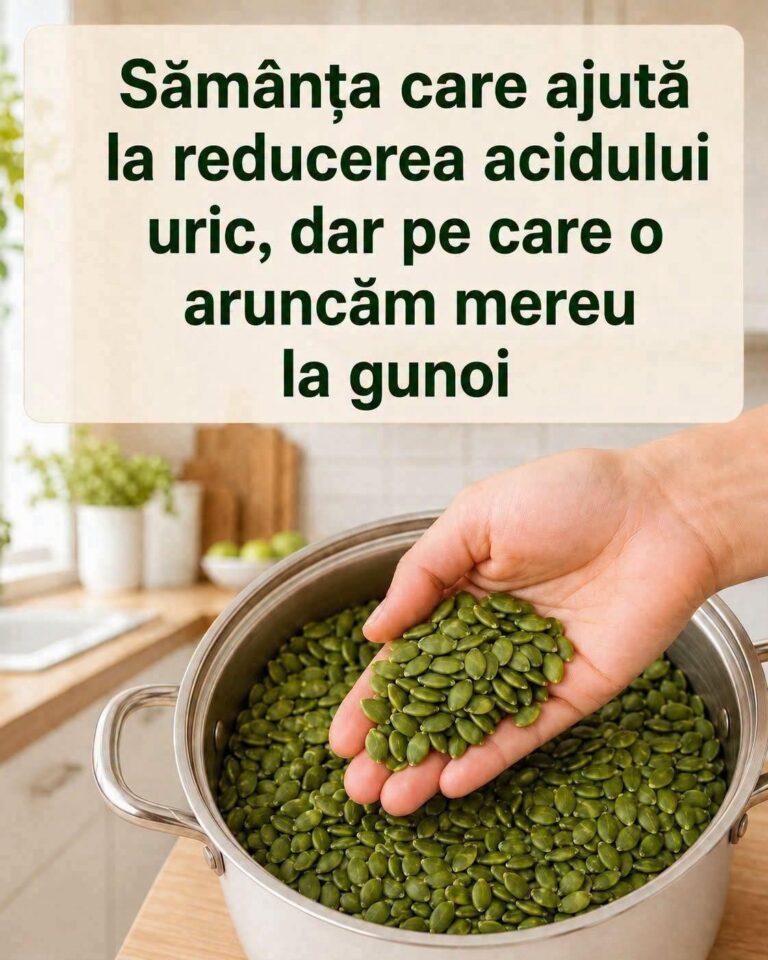Sâmburele care ajută la reducerea nivelului de acid uric, dar pe care îl aruncăm mereu la gunoi.