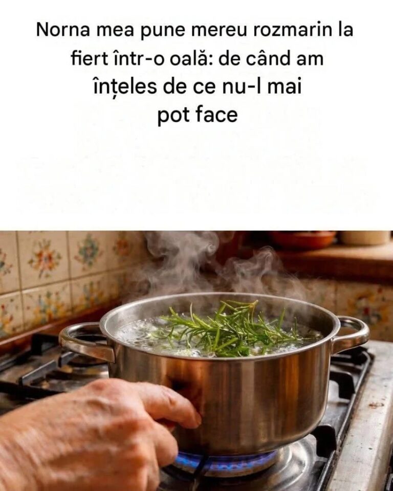 Rozmarinul fiert, secretul casei pe care l-am învățat de la bunică mea: Nu mai pot fără el.