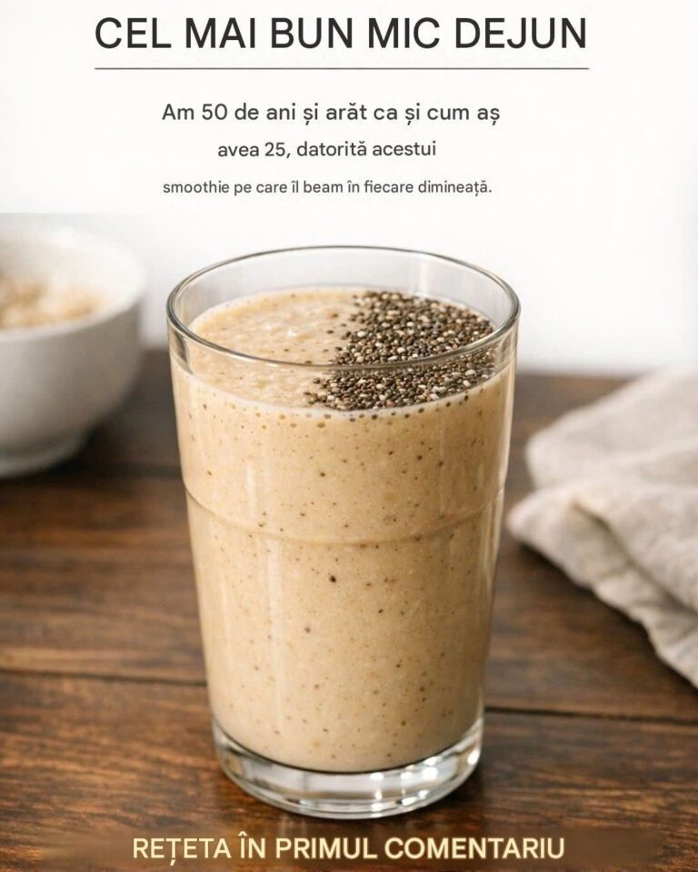 Smoothie-ul revigorant care te face să arăți cu 20 de ani mai tânără.