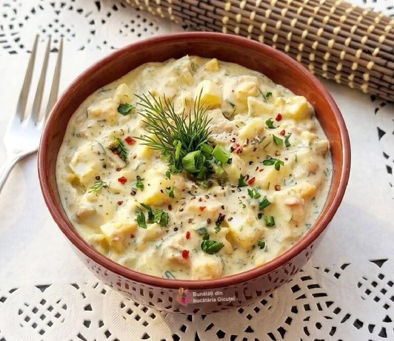Am pregătit săptămâna trecută salata de ton cu ouă fierte pentru prânzul meu, iar soțul meu a fost atât de încântat încât a vrut să o mai fac și a doua zi! Combinarea iaurtului cu muștarul este absolut delicioasă, trebuie să o încercați! Rețeta completă te așteaptă în primul comentariu