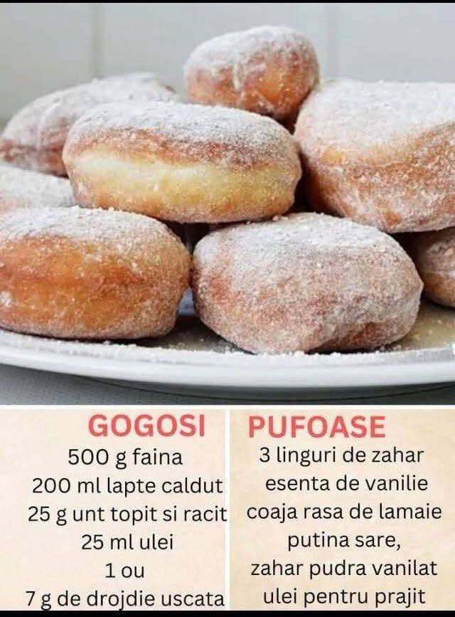 Gogosi pufoase – reteta delicioasa si usoara