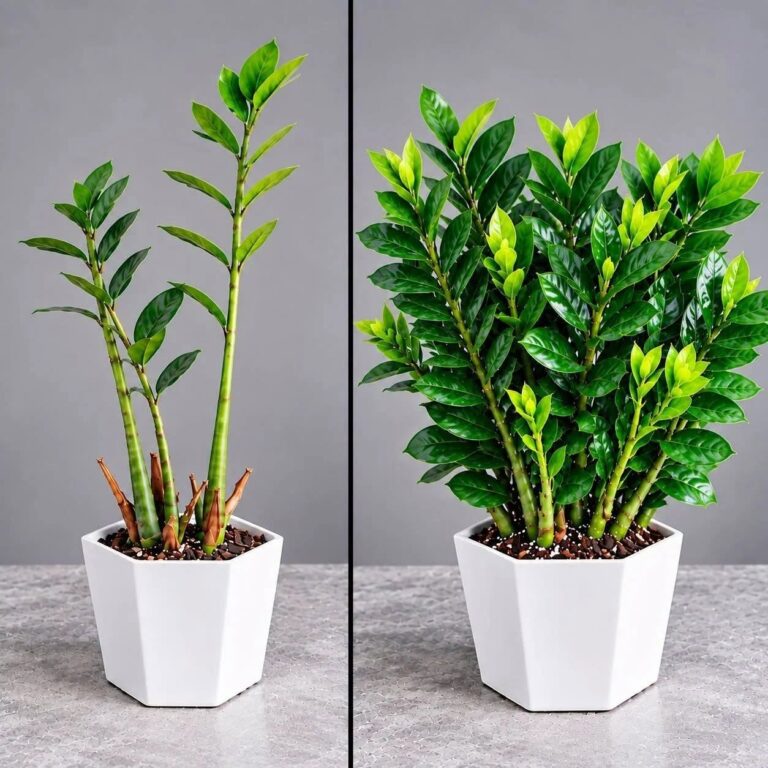 Pune-l într-un ghiveci și Zamioculcas va înmuia MULTE frunze noi!️ Citește aici:️
