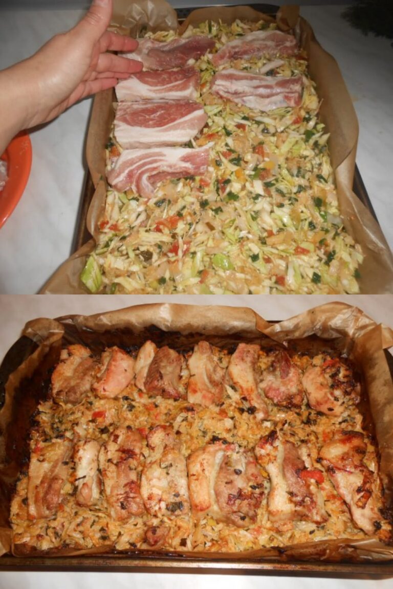 Piept de porc cu varza
