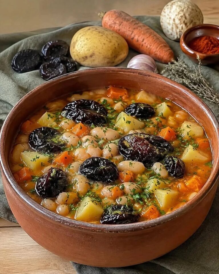 Ciorbă de fasole boabe cu prune uscate Îți dau rețeta în schimbul unui simplu OK.