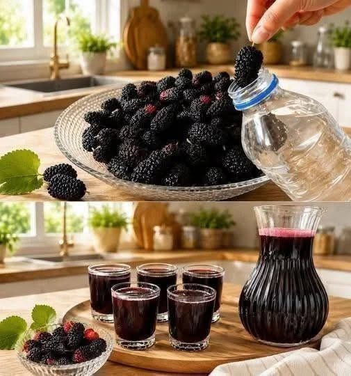 Lichior de mure cu ingrediente puține – o rețetă simplă, aromată și delicioasă
